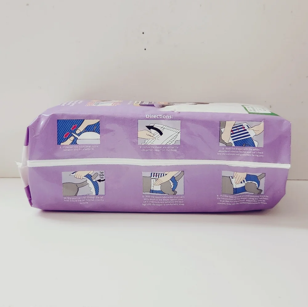 🐢2/$15 Hartz Disposable Cat Diapers